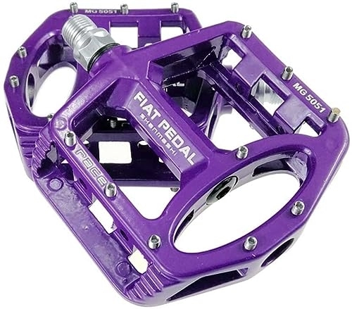 Mountainbike-Pedales : Pedale for Mountainbike Fahrradpedale Flachpedale MTB Pedale Fooker Pedale Pedale for Rennrad Fahrradpedale Metall Fahrradpedale Pedalpedale Mountainbike Pedale Metallpedale (Color : Purple, Size :