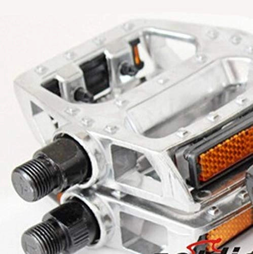 Mountainbike-Pedales : WANGDANA BMX Parts Bike Pedals Bicycle Pedal Lightweight Aluminum Alloy Road Mountain MTB Bike Pedal Cycling Bicycle Pedals Silver