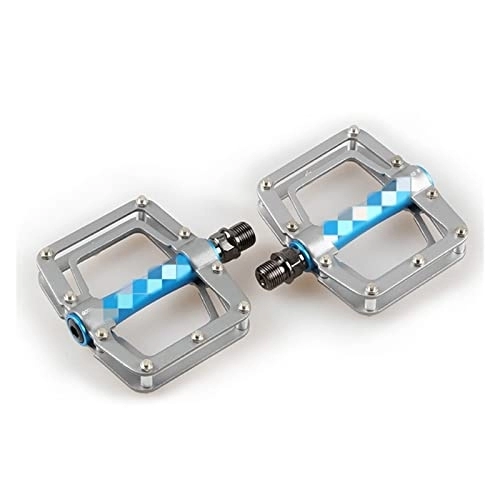 Mountainbike-Pedales : WIPP Fahrrad-Mountainbike-Pedal GC-010 DU Sealed Bearing Cycle Pedals 305g 3 Farben Aluminiumlegierung Plattform 9 / 16 CR-MO Spindelpedal Fahrradteile (Color : Red Green) Mountainbike-Teile