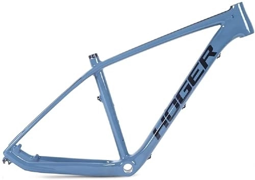 Mountainbike-Rahmen : Fahrradrahmen, 27.5er Vollcarbon-Mountainbike-Rahmen, Superleichte 19-Zoll-Carbon-MTB-Rahmen (Blau)