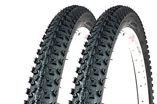 Mountainbike-Reifen : 2 Stück 29 Zoll Fahrrad Reifen 54-622 MTB Tire 29x2.10 Mantel Decke Greenstone schwarz