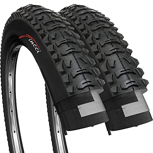 Mountainbike-Reifen : Paar Fincci MTB Mountainbike Fahrrad Faltbar Reifen 26 x 1, 95