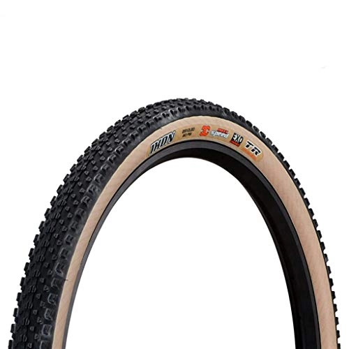 Mountainbike-Reifen : Qivor Faltreifen 27.5 / 29 Zoll 29 × 2, 2 MTB Fahrradreifen EXO-Schutz Fahrrad Skinwall Reifen (Color : Yellow, Wheel Size : 29'')
