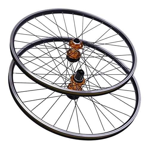 Mountainbike-Räder : 29 Zoll MTB Laufradsatz Vorderrad + Hinterrad, Mountainbike Radsatz Speichen-Alufelge Aluminiumlegierung + 45#Stahl mit 6 Loch Scheibenbremse (Rot)