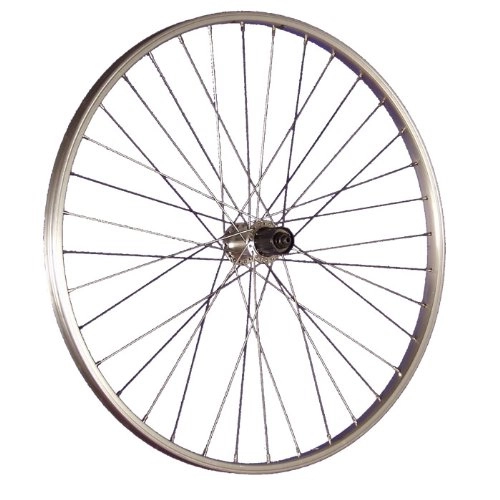 Mountainbike-Räder : Taylor-Wheels 26 Zoll Hinterrad Büchel Alufelge / Tourney TX500 7 / 10-fach - Silber