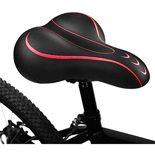 Mountainbike-Sitzes : Cambano Ergonomischer Fahrradsattel Memory Foam-Fahrradsitz Fahrradsitz mit stoßfester Feder und Lochschaumsystem. Bester serienmäßiger Fahrradsitzersatz für Mountainbikes und Rennräder