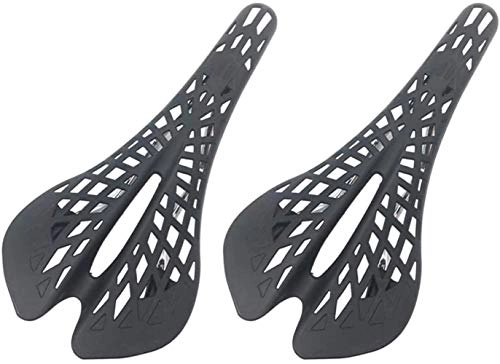 Mountainbike-Sitzes : DHF 2 Stück kreativer Spinnennetz-Fahrradsattel hohler Fahrradsitz für Herren und Damen (schwarz)