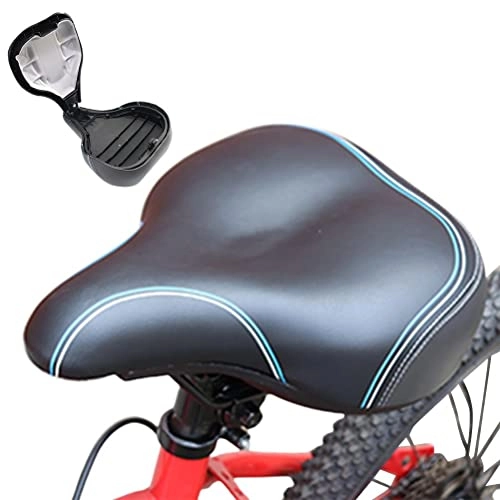 Mountainbike-Sitzes : Fahrradsattel Übergroßer Fahrradsitz aus dickem Schaumsilikon bequemer mit Stauraum für Outdoor Radfahren Mountainbike Rennrad