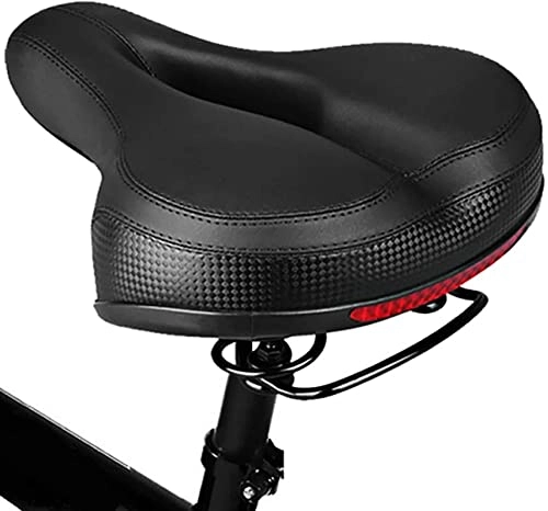 Mountainbike-Sitzes : JONOMD Komfortabler Fahrradsitz for Senioren extra breites und weiches Fahrradsattel for Männer und Frauenkomfort Universal Bike Seat Ersatz