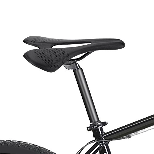 Mountainbike-Sitzes : Walmeck- Carbon Fiber MTB Mountain Bike Road Bike Radfahren Kissen Sattel leicht Fahrradsitz