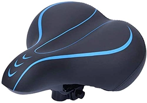Mountainbike-Sitzes : ZCX Einfache Fahrradsattel Stoßdämpfung bequemer Fahrradsitz for Mann Frau männlich (blau) Sättel