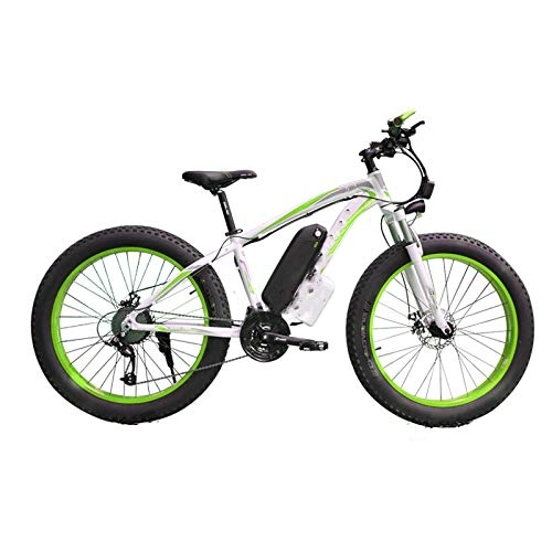 Elektrische Mountainbike : 17.5ah Batterie Elektro-Mountainbike, 48v 1000w Fahrrad 4.0 Fat Tire Snow Beach e-Bike, für Die StäDtische Umwelt Und Den Weg Zur Und Von Der Arbeit