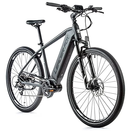 Elektrische Mountainbike : 28 Zoll Leader Fox Exeter Gent Cross E-Bike 2021-2 Pedelec 540 Wh 9 Gang RH 57
