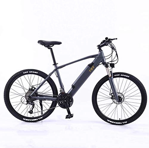 Elektrische Mountainbike : AISHFP 36V Adult Electric Mountain Bike, Lithium-Batterie-All-Terrain E-Bikes, Aluminiumlegierung Doppelscheibenbremse elektrisches Fahrrad mit LCD-Anzeige, A
