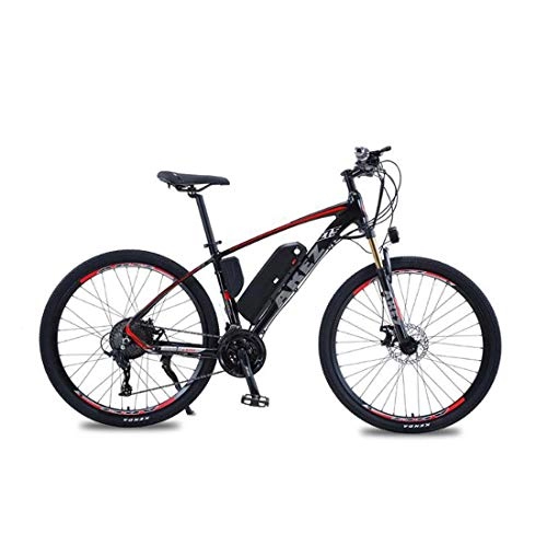 Elektrische Mountainbike : AISHFP Adult 27.5Inch Electric Mountain Bike, 48V-Lithium-Batterie-Aluminiumlegierung elektrisches Fahrrad, mit LCD-Anzeige / Anti-Diebstahl-Sperre / Werkzeug / Fender, B