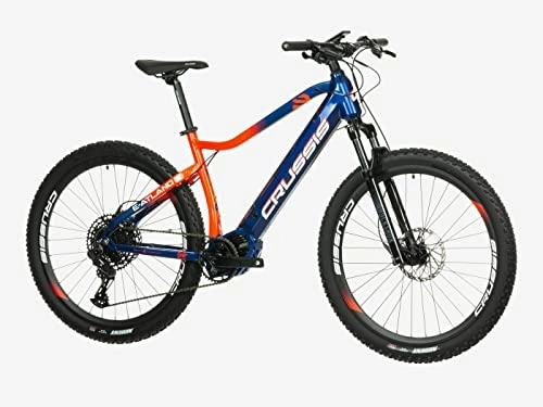 Elektrische Mountainbike : Crussis 27.5 Zoll E-Bike E-Atland 9.8-S 12 Gang Pedelec 630Wh Mittelmotor Rh46cm