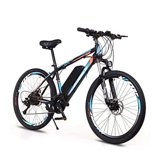 Elektrische Mountainbike : DFERTG E Bike，e-Bike，26-Zoll-Elektrofahrräder Für Erwachsene，elektrofahrräder，elektrofahrrad，ebike Mountainbike，e Bike Damen，e Bike Herren，Electric Bike，ebike(Color:Blau)