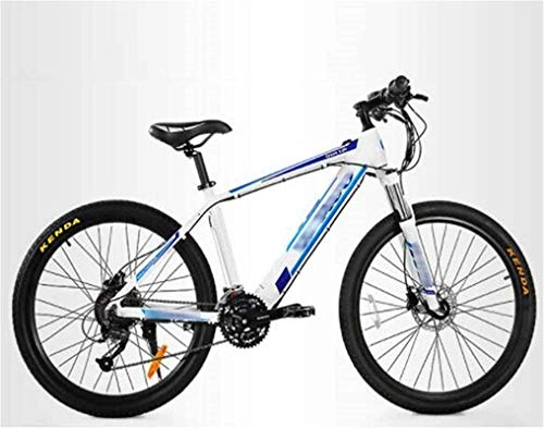 Elektrische Mountainbike : E-Bike Mountainbike Elektrische Schnee Fahrrad, Elektrofahrräder Fahrrad 26 Zoll Reifen, Variable Geschwindigkeit Mountainbikes 27 Geschwindigkeitsfederung Gabel Fahrrad Outdoor Radfahren Lithium Batt
