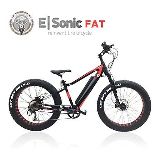 Elektrische Mountainbike : E-FATBIKE Fat E-Bike Standard 26" Pedelec / SPedelec (Schwarz)