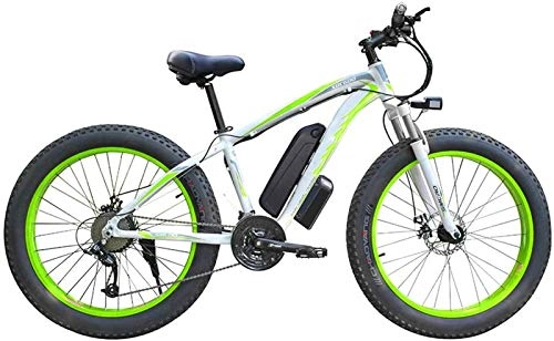 Elektrische Mountainbike : Ebike e-bike, 500w / 1000w Electric Mountain Bike 26 '' Folding Professionelles Fahrrad mit Removable 48v 13Ah Lithium-Ionen-Batterie 21 Gang-Schaltung Strand Schnee Tire Bike Fat Tire for Erwachsene