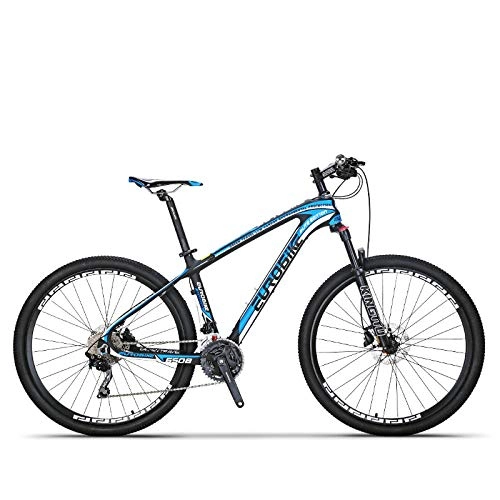 Elektrische Mountainbike : Fahrrad Fahrrad Mountainbikes hometrainer fahrrad elektrisches Fahrrad Mountainbike Leichtgewicht 27 / 30 Geschwindigkeit 27, 5 Zoll Rad Hydraulische Scheibenbremse Fahrrad MTB-30 Geschwindigkeit blau