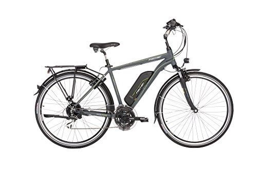 Elektrische Mountainbike : FISCHER Herren - E-Bike Trekking ETH 1806 (2018), anthrazit matt, 28", RH 50 cm, Hinterradmotor 45 Nm, 48V Akku