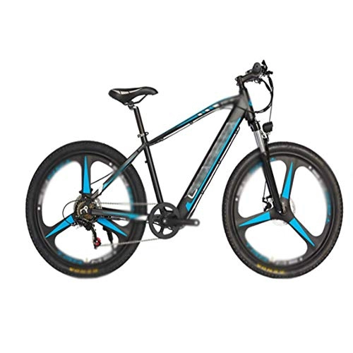 Elektrische Mountainbike : FZYE 27.5 Zoll Elektrofahrräder Ebike Fahrrad, 48V10A Berg Radsport fördern Unterschiedliche Geschwindigkeit Bicycle, Blau