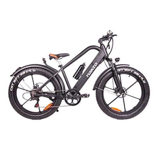 Elektrische Mountainbike : GJQ Elektro-Mountainbike, 400W elektrisches Fahrrad mit Wechsel 48V 10AH Lithium-Ionen-Akku für Erwachsene, LCD-Display