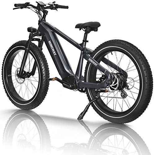 Elektrische Mountainbike : Himiway Zebra ebike 48V 20Ah / 960Wh LG Akku 96-128km Superlange Fahrzeit SUV E-Mountainbike 26" X 4" Kenda Fettreifen Damen & Herren Elektrofahrrad Shimano 7S Elekrto Pedelec 250W 25km / h zum Pendeln