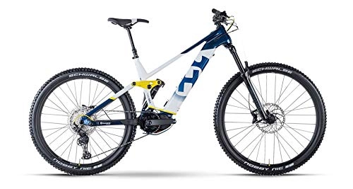 Elektrische Mountainbike : Husqvarna Mountain Cross MC5 Pedelec E-Bike MTB blau / weiß 2021: Größe: 52 cm