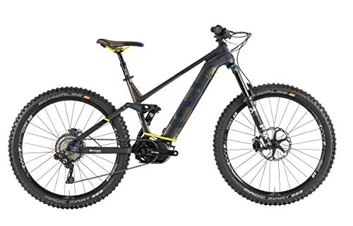 Elektrische Mountainbike : Husqvarna Mountain Cross MC8 27.5'' Pedelec E-Bike MTB bronzefarben / blau 2019: Größe: 52cm