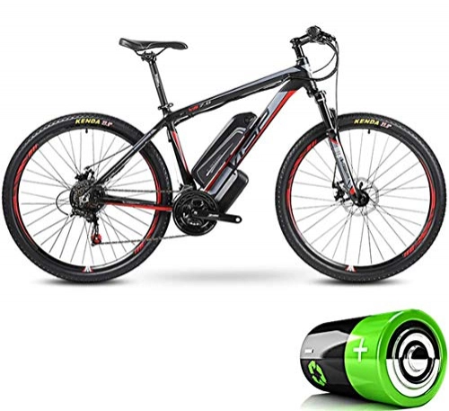 Elektrische Mountainbike : JXH Mountainbike, Erwachsene Person elektrisches Fahrrad Abnehmbare Lithium-Ionen-Batterie (36V10AH) Snow Cruiser Road-Motorrad-24 Geschwindigkeit 5 Speed Assist-System, 27, 5 * 17inch, 27.5 * 15.5in