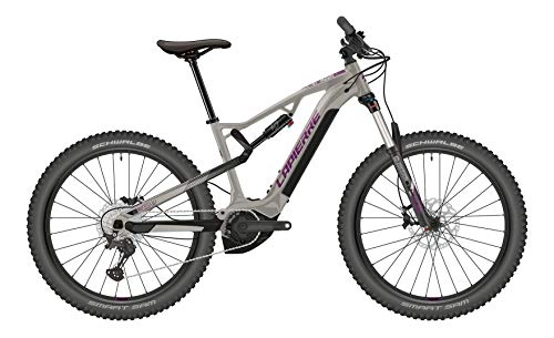 Elektrische Mountainbike : Lapierre Overvolt TR 3.5 W Yamaha Woman Fullsuspension Elektro Mountain Bike 2021 (L / 43cm, Grau)
