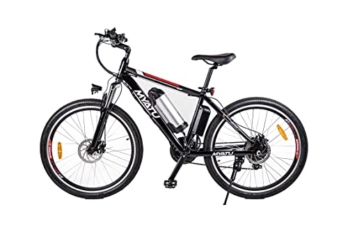 Elektrische Mountainbike : Myatu Ebike 26 Zoll Elektrofahrrad mit abnehmbare 36V 10, 4Ah Lithium-Ionen-Akku E Mountainbike bis zu 60km Reichweite | 250W Motor und Shimano 21 Gang