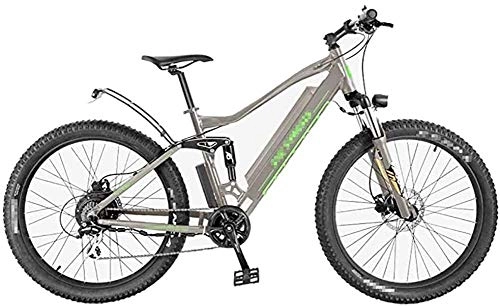 Elektrische Mountainbike : PARTAS Reisen Convenience Eine gesunde Reise-elektrisches Fahrrad for Erwachsene 27.5 36V 10Ah / 14Ah Abnehmbare Lithium-Batterie 7 Geschwindigkeit Electric Mountain Bike, for Sport im Freien