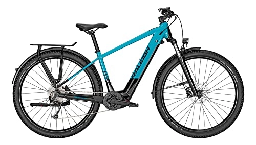 Elektrische Mountainbike : Raleigh Dundee 9 500Wh Bosch Elektro Trekking Bike 2022 (29" Herren Diamant XL / 52cm, Tealblue / Magicblack Glossy (Herren))