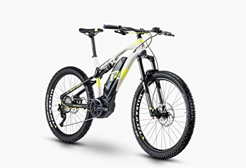 Elektrische Mountainbike : RAYMON Fullray E-Seven 5.0 27.5'' Pedelec E-Bike MTB grau / grün 2020: Größe: 44 cm