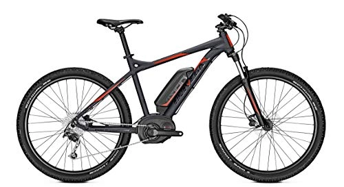 Elektrische Mountainbike : Univega, e-MTB, Vision B Edition, Elektrofahrrad, 27, 5 Zoll, 9G, 19, phantomgrey matt RH 44 / S Bosch 400Wh