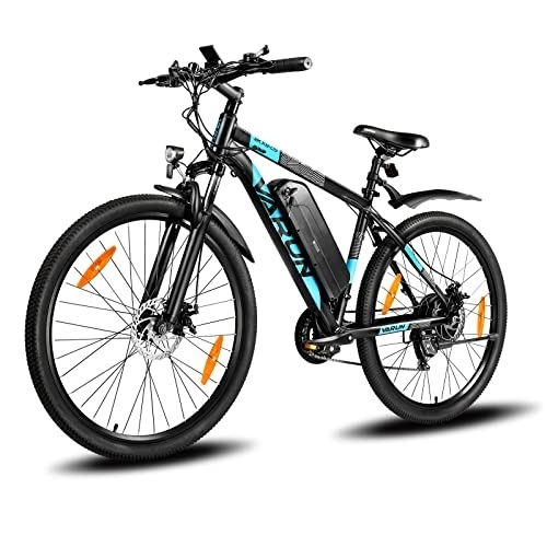 Elektrische Mountainbike : VARUN E-Bike 27.5" E-Mountainbike mit Abnehmbarer 48V 12, 5Ah Akku 250W Motor 25km / h und Shimano 21-Gang Elektrofahrrad Ausdauer 55-70km Herren und Damen