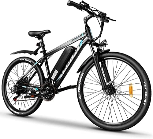 Elektrische Mountainbike : VARUN E Bike Damen Herren 24 / 26 / 27.5 Zoll E-Mountainbike mit 250W 36V 8Ah / 36V 10.4Ah / 48V 12.5Ah Abnehmbarer Lithium-Ionen-Akku Aluminiumlegierung Elektrofahrrad