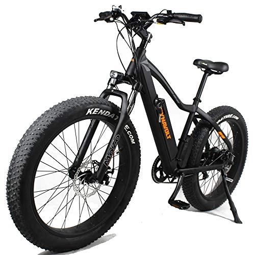 Elektrische Mountainbike : ZHLAMPS Elektro-Bike 26" Elektro Faltrad Folding Ebike mit Lithium-Ionen-Akku, Schwarz
