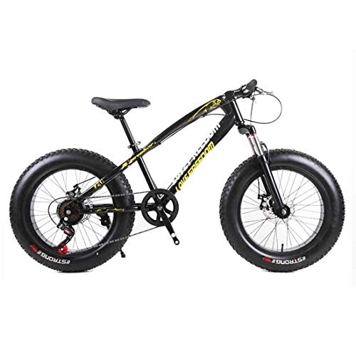 Fat Tire Mountainbike : MUYU Adult Mountainbike 20-Zoll-Rahmen Aus Kohlenstoffstahl 21-Gang-Rennrad (24-Gang, 27-Gang), Black, 27speed