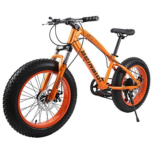 Fat Tire Mountainbike : TRGCJGH Mountainbike Fette Fahrräder - 26 Zoll Doppelscheibenbremsen Breite Reifen Verstellbare Sitze, B-24Speed