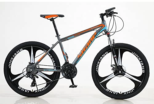 Mountainbike : ASEDF Mountainbike, 700c Rennrad 26 Zoll Frame 21 Geschwindigkeit Aluminium Felgen Fahrrad Pendler Fahrräder Für Herren 3 Spokes