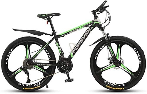 Mountainbike : AUTRY Bequemer Sitz des Mountainbikes für Herren, bequemer Stoßdämpfer mit Vorderradaufhängung für Erwachsene und Jugendliche26”21速-Dark Green