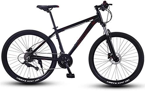 Mountainbike : AYHa Mountain Bikes, 27, 5 Zoll große Räder Hardtail Mountainbike, Overdrive Alurahmen Mountain Trail Bike, Mens-Frauen-Fahrrad, rot, 27 Geschwindigkeit