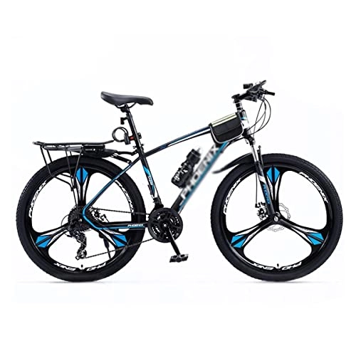 Mountainbike : BaiHogi Profi-Rennrad, Mens Mountain Bike 24 / 27-Geschwindigkeit 27, 5-Zoll-Rad-Doppelscheibenbremse Vorderradaufhängung for einen Weg, Trail & Amp; Gebirge / Schwarz / 24 Geschwindigkeit