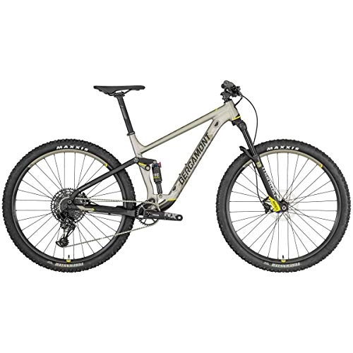 Mountainbike : Bergamont Contrail 5 29'' MTB Fahrrad silberfarben / schwarz 2019: Gre: L (176-183cm)