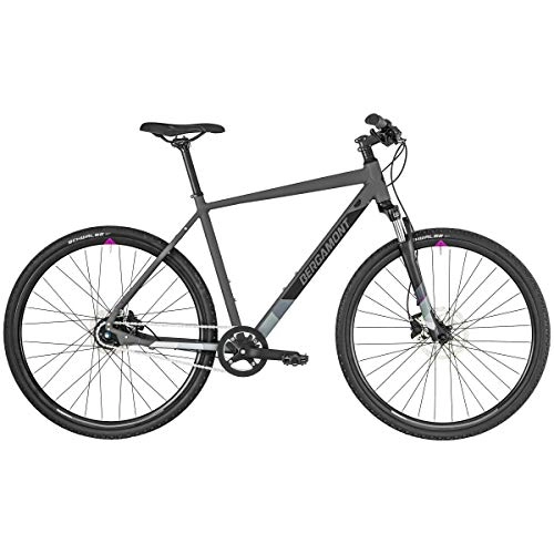Mountainbike : Bergamont Helix N8 Cross Trekking Fahrrad grau / schwarz 2019: Gre: 60cm (186-201cm)