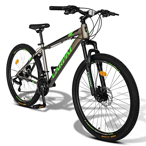 Mountainbike : CARPAT SPORT 27.5 Zoll Mountainbike Jungen Erwachsene| Fully MTB mit Aluminiumrahmen 21 Gang Sunrun, Hydraulische Bremse, 450MM Rahmen, Vollfederung für Herren, Mädchen, Frauen, Männer, Senioren